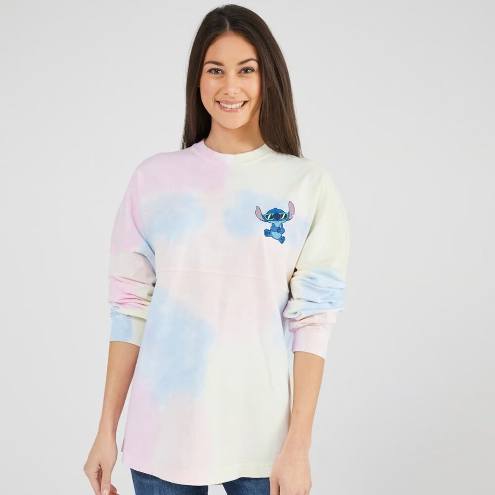 Disney Stitch Ohana White, Pink, and Blue Cotton Jersey XL